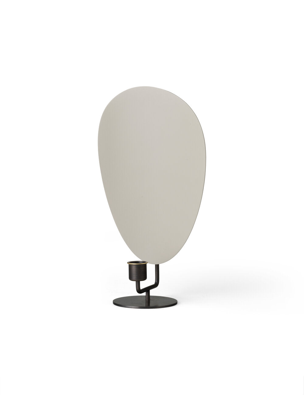 Flambeau lysestage, Grey/Bronzed Brass - H30 cm.